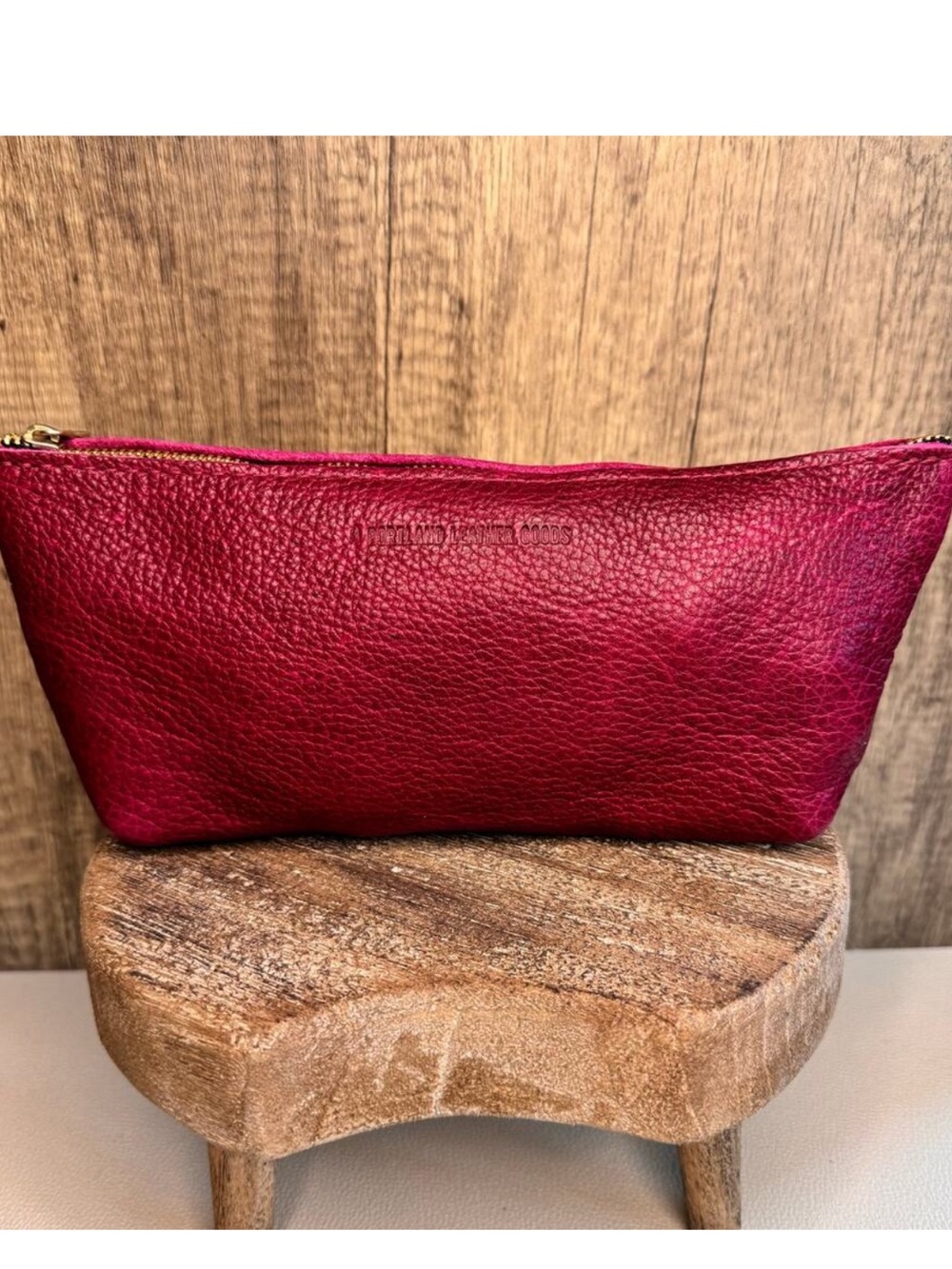 Portland Leather Pebbled ORCHID Utility bag.